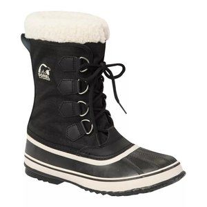 Sorel Youth Yoot Pac Nylon Waterproof Insulated Winter Boots Black Size 5 EUC